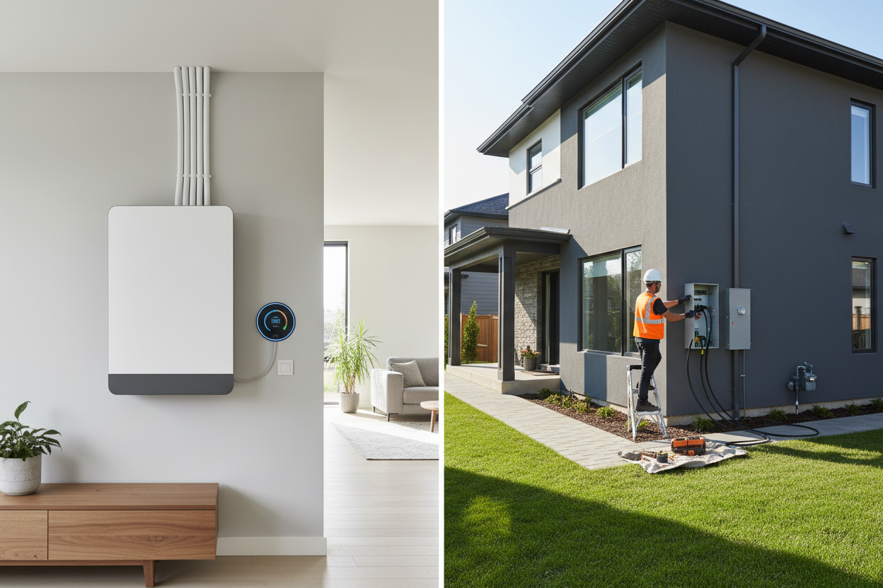 Whole Home Battery Backup System Installation